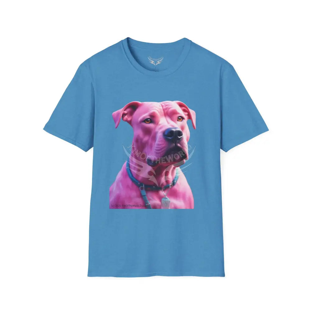Pink Pit Bull Parent Tee - Softstyle T-Shirt T-Shirt