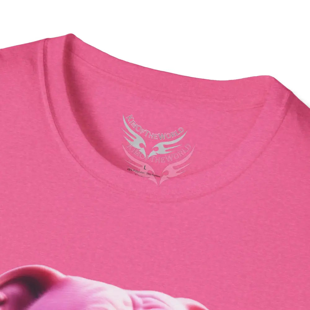 Pink Pit Bull Parent Tee - Softstyle T-Shirt T-Shirt