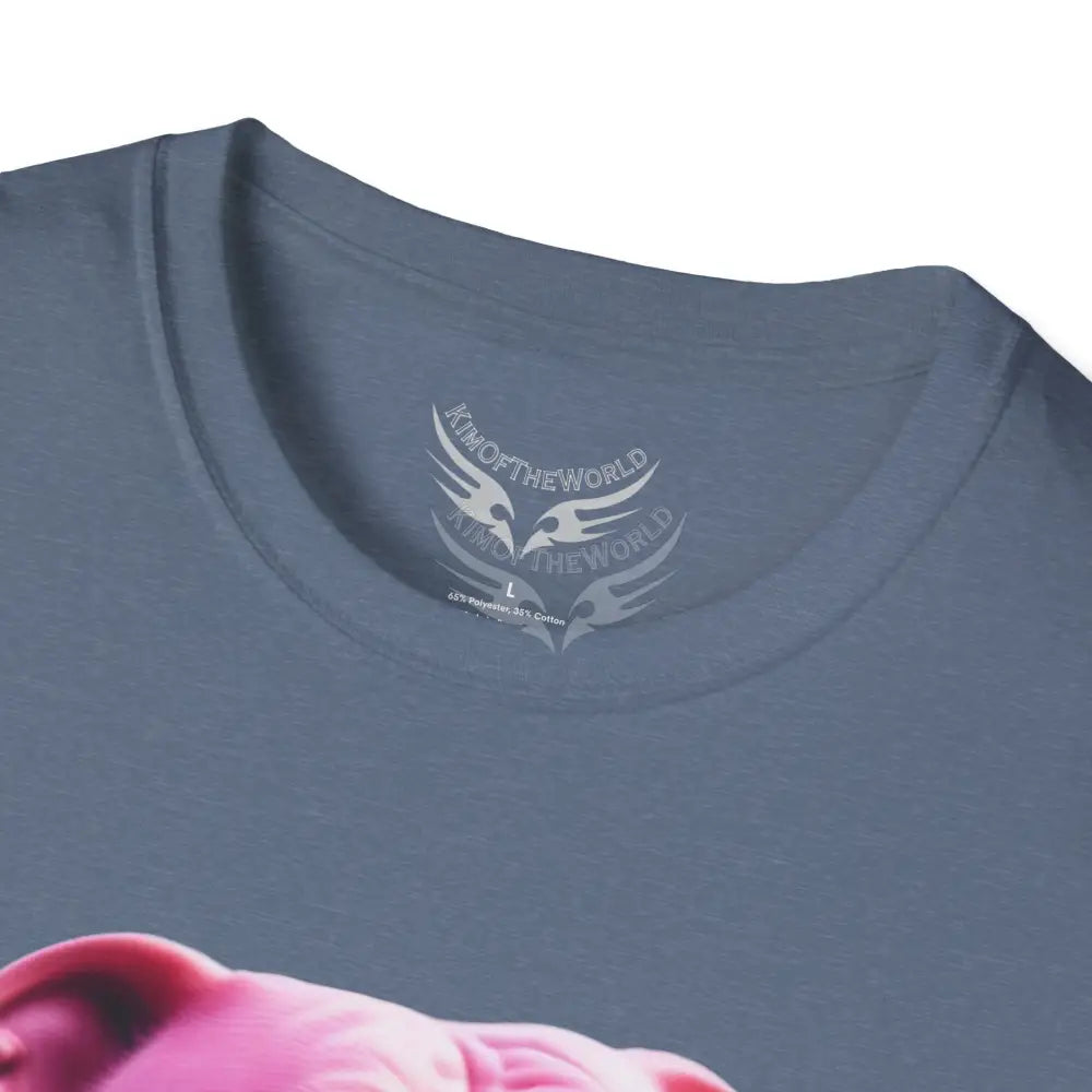 Pink Pit Bull Parent Tee - Softstyle T-Shirt T-Shirt