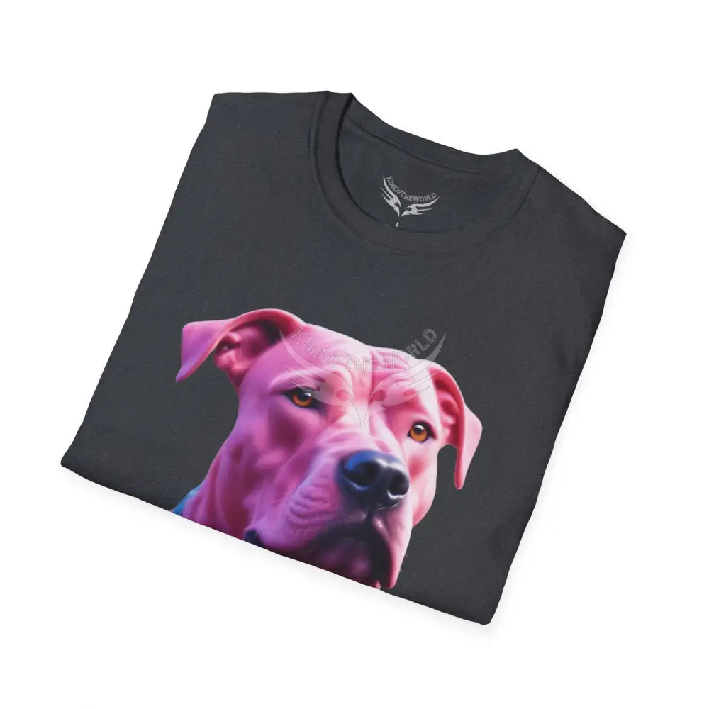 Pink Pit Bull Parent Tee - Softstyle T-Shirt T-Shirt