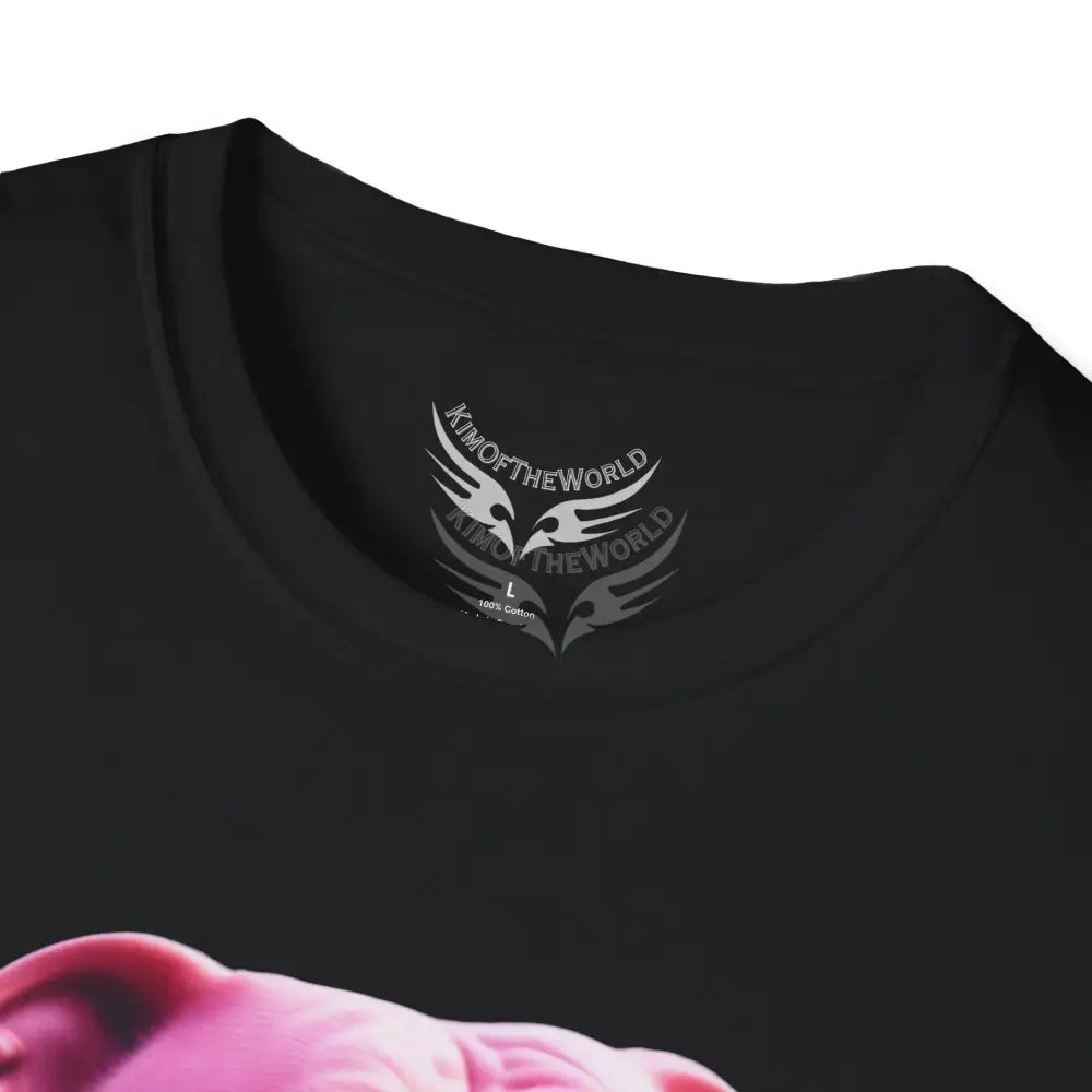 Pink Pit Bull Parent Tee - Softstyle T-Shirt T-Shirt