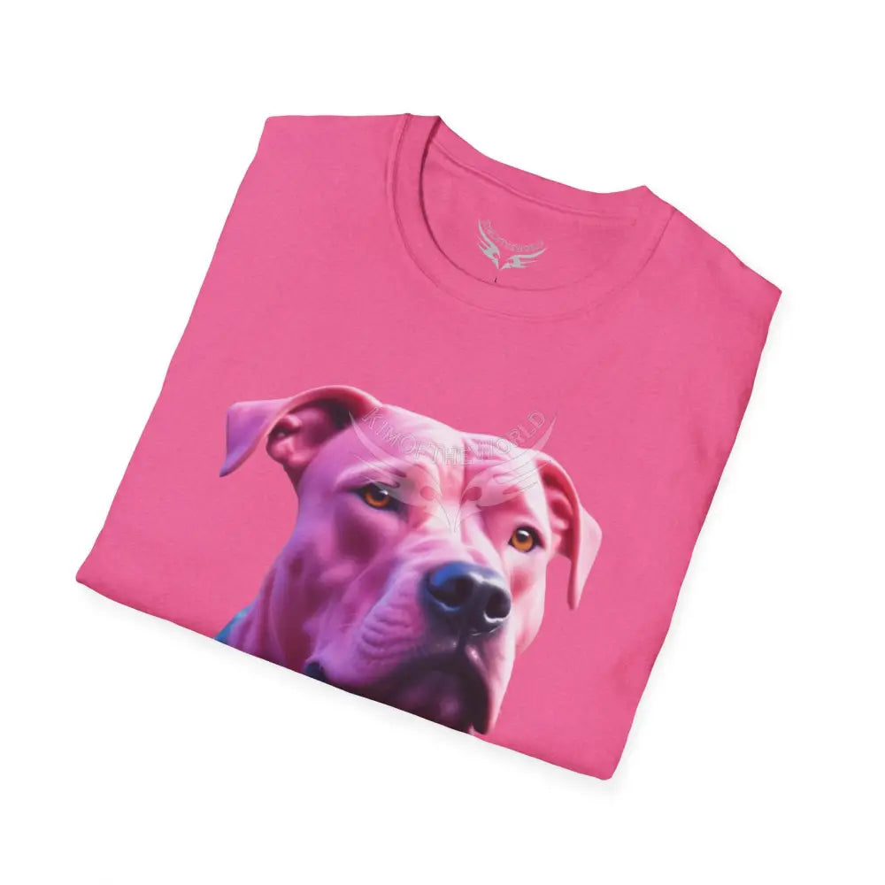 Pink Pit Bull Parent Tee - Softstyle T-Shirt T-Shirt