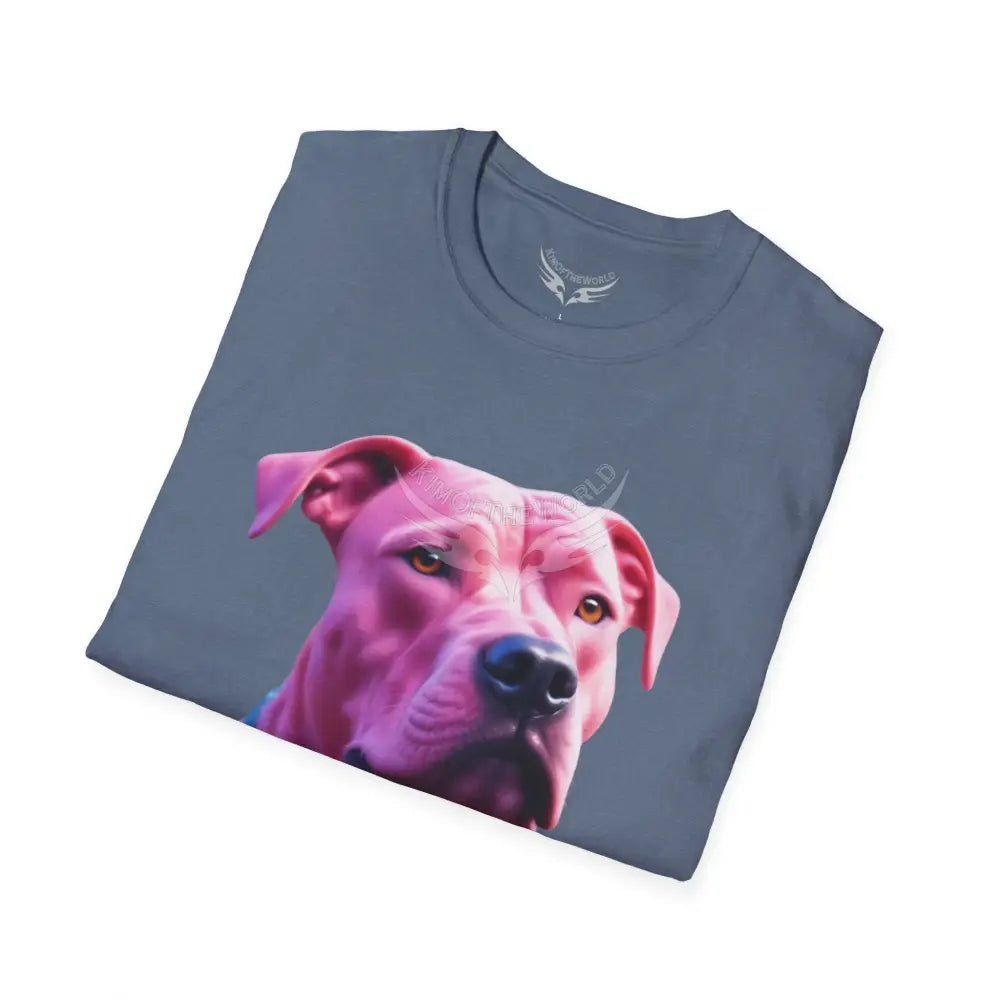 Pink Pit Bull Parent Tee - Softstyle T-Shirt T-Shirt