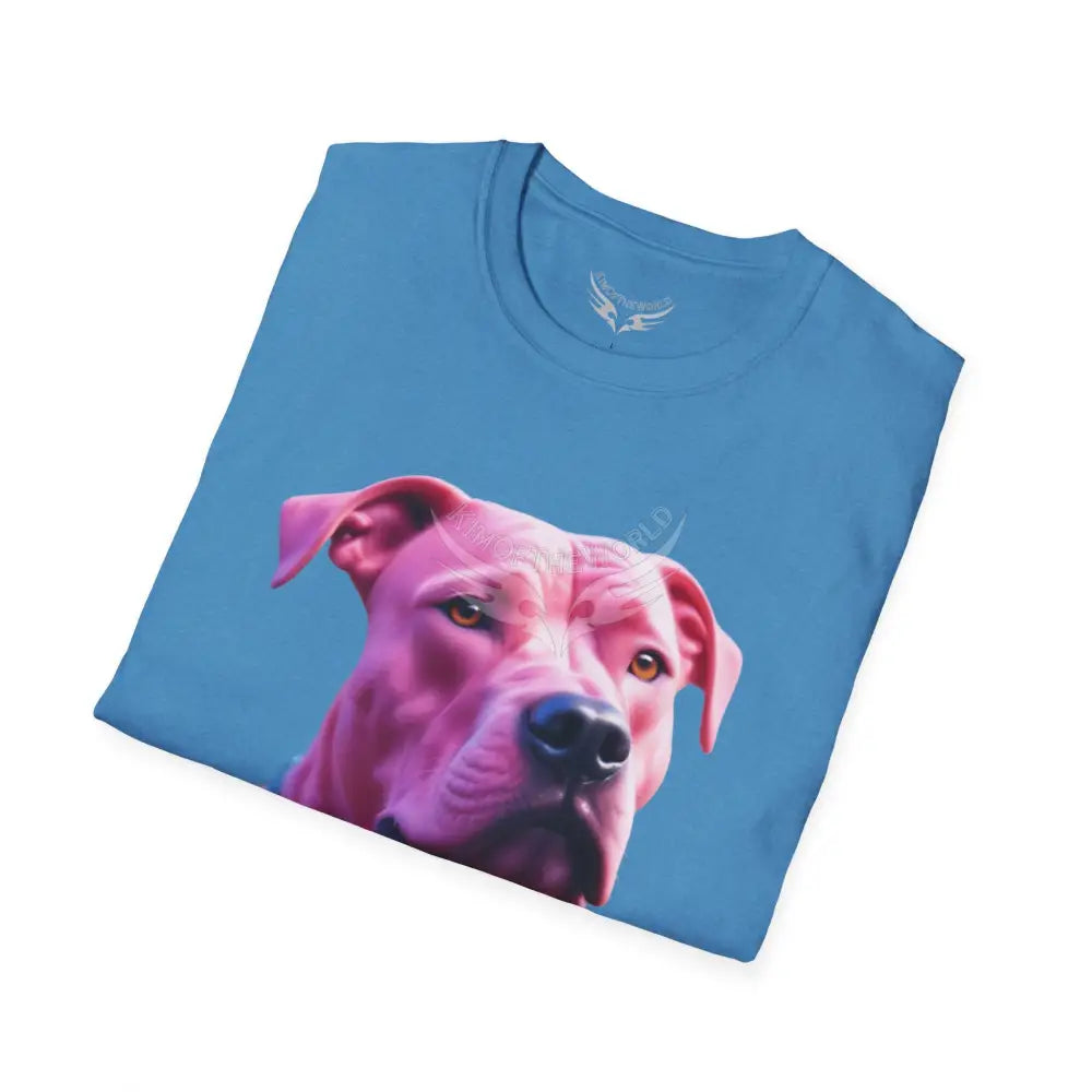 Pink Pit Bull Parent Tee - Softstyle T-Shirt T-Shirt