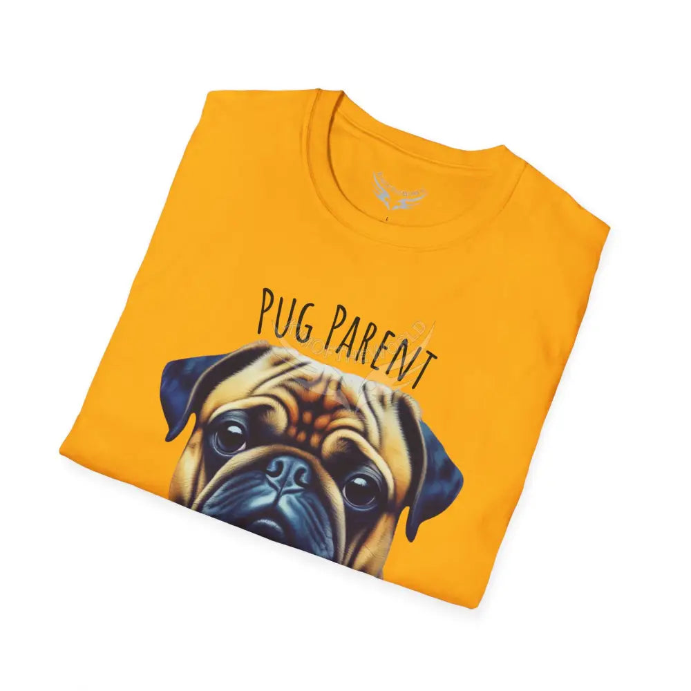 Pop Art ’Pug Parent’ Tee - Softstyle T-Shirt T-Shirt