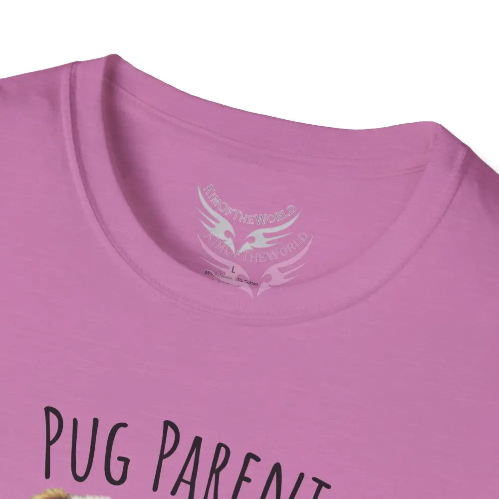 Pop Art ’Pug Parent’ Tee - Softstyle T-Shirt T-Shirt