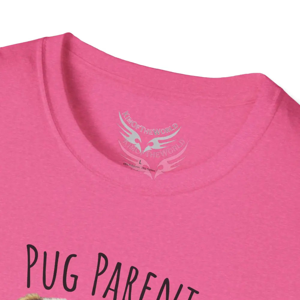 Pop Art ’Pug Parent’ Tee - Softstyle T-Shirt T-Shirt