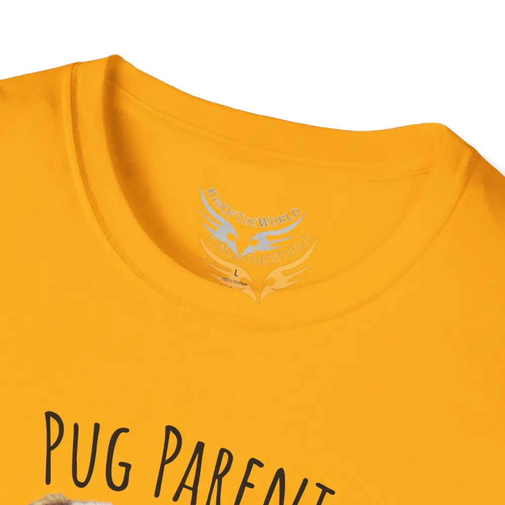 Pop Art ’Pug Parent’ Tee - Softstyle T-Shirt T-Shirt