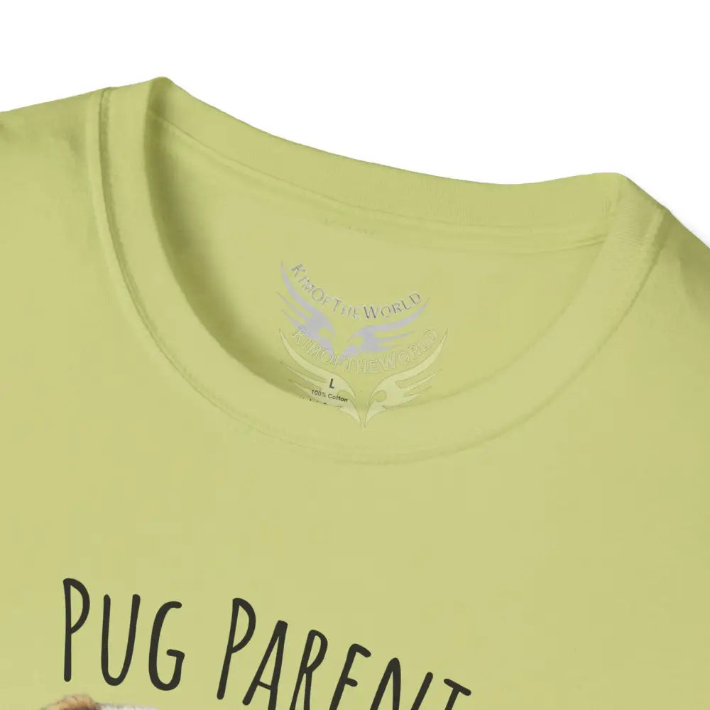Pop Art ’Pug Parent’ Tee - Softstyle T-Shirt T-Shirt