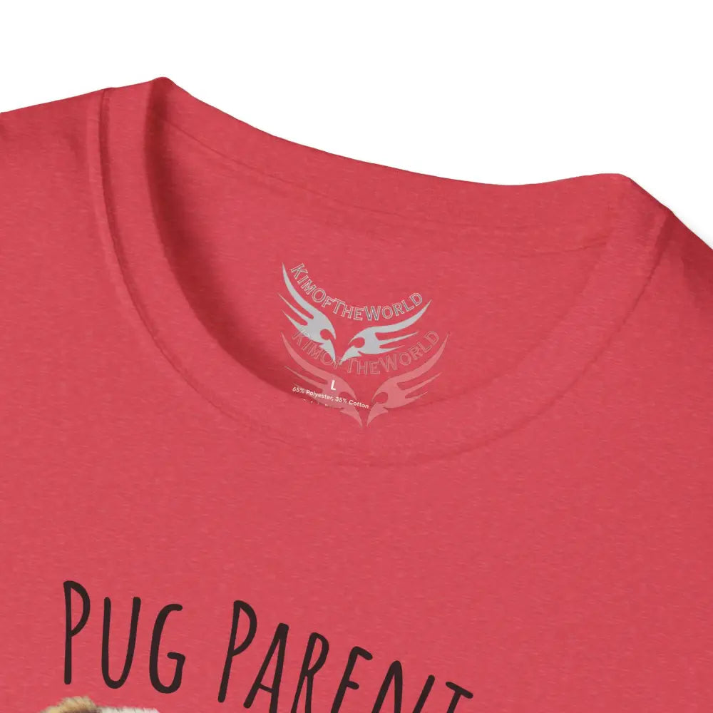 Pop Art ’Pug Parent’ Tee - Softstyle T-Shirt T-Shirt