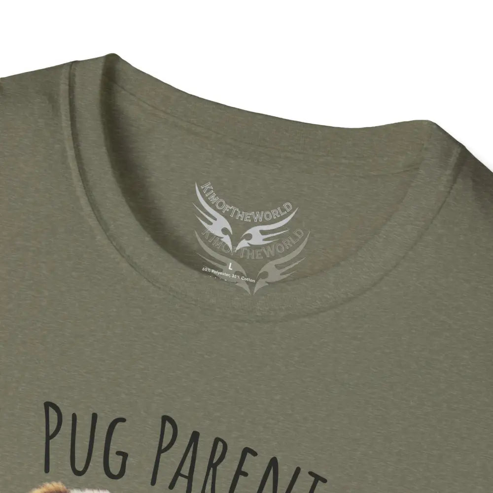 Pop Art ’Pug Parent’ Tee - Softstyle T-Shirt T-Shirt