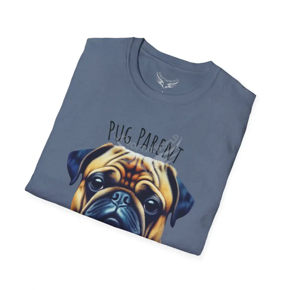 Pop Art ’Pug Parent’ Tee - Softstyle T-Shirt T-Shirt