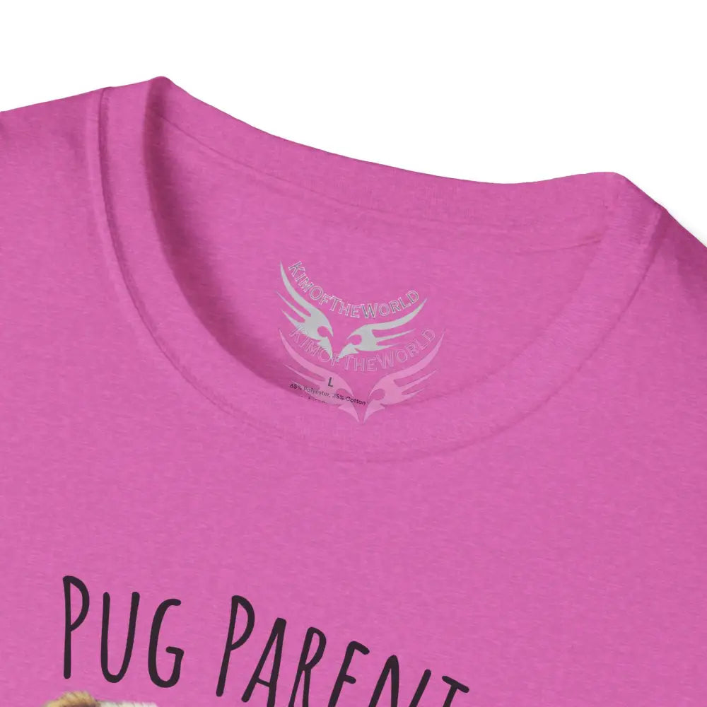 Pop Art ’Pug Parent’ Tee - Softstyle T-Shirt T-Shirt