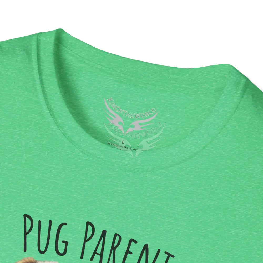 Pop Art ’Pug Parent’ Tee - Softstyle T-Shirt T-Shirt