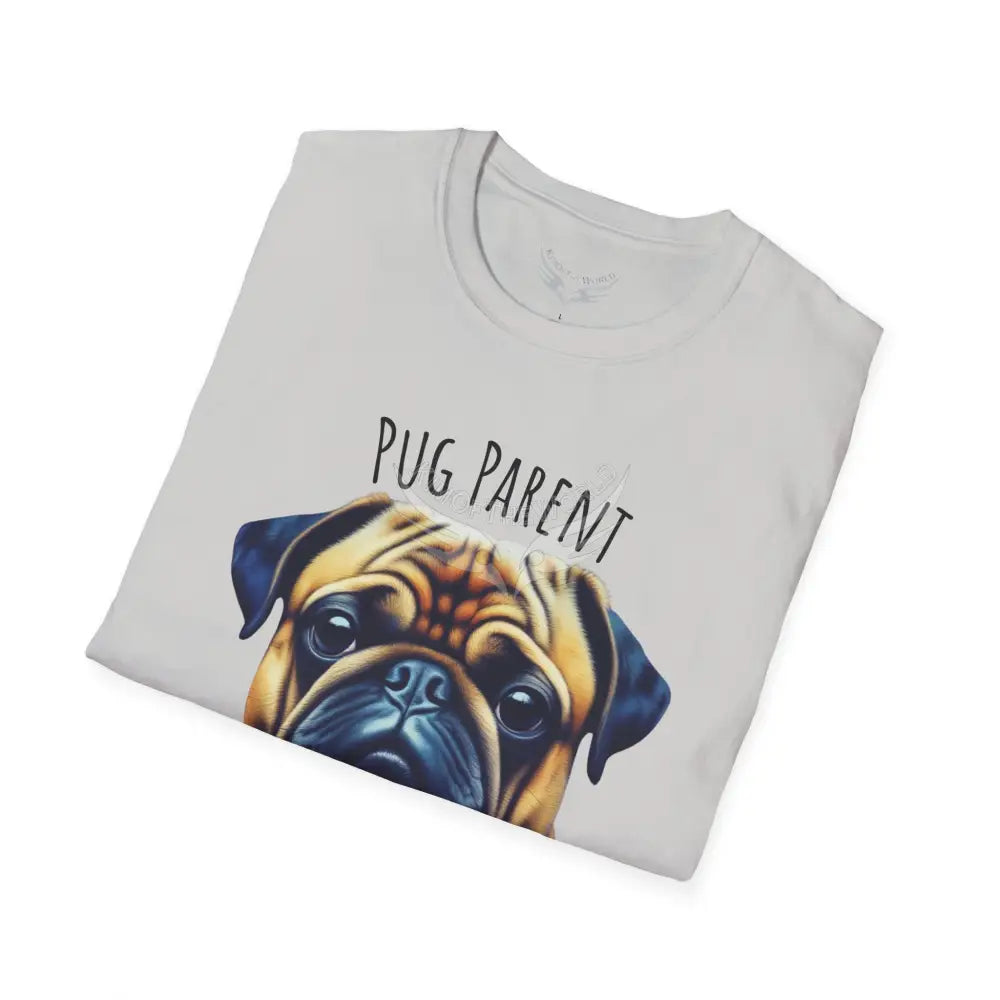 Pop Art ’Pug Parent’ Tee - Softstyle T-Shirt T-Shirt