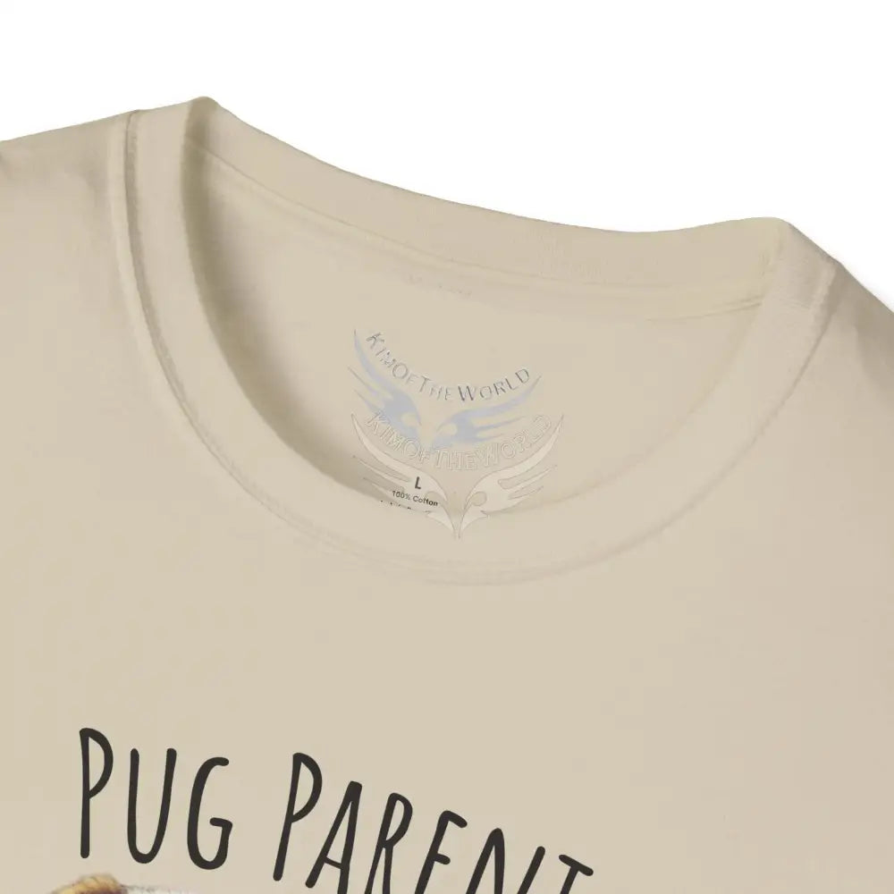 Pop Art ’Pug Parent’ Tee - Softstyle T-Shirt T-Shirt