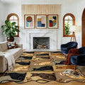 Scalloped Area Rug 120’’x96’’ 120’’x96’’ Rugs & Mats