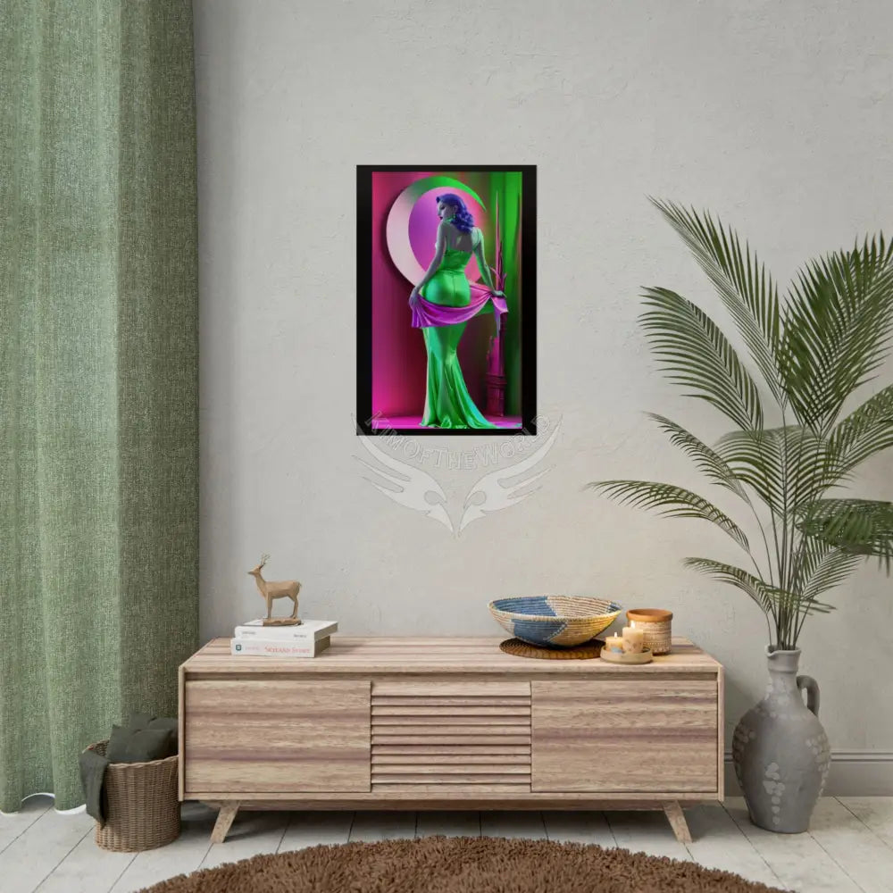 Portrait Imagination Artistic & 3D Creativity Vaporwave Interior Art Print Poster