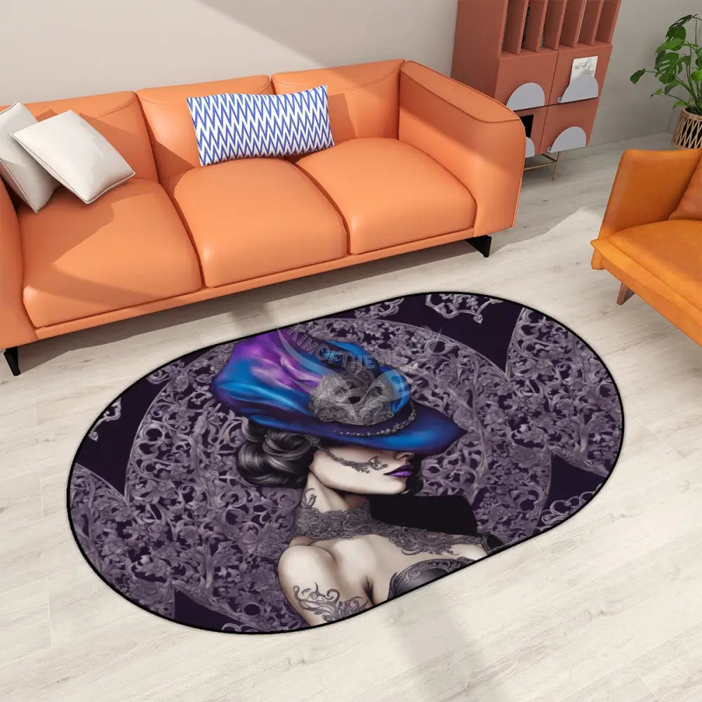 Multiple Sizes Oval Area Rug Rugs & Mats
