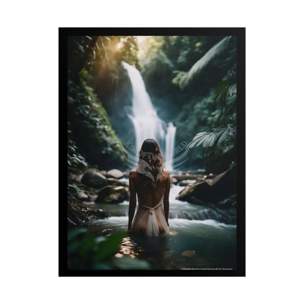 ’Rear View’ Sexy Woman - Fantasy Girls Poster 18″ x 24″ (Vertical) / Matte Poster