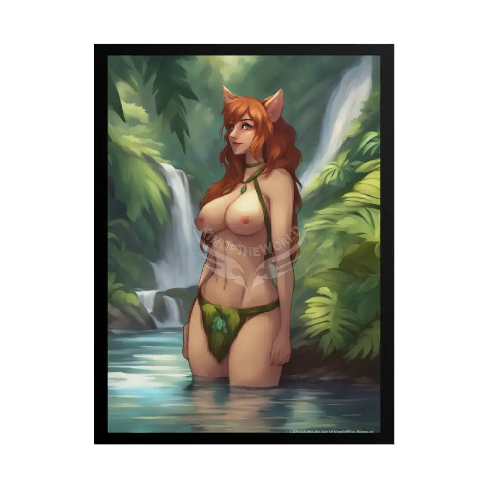 ’Rear View’ Sexy Woman - Fantasy Girls Poster 18″ x 24″ (Vertical) / Matte Poster