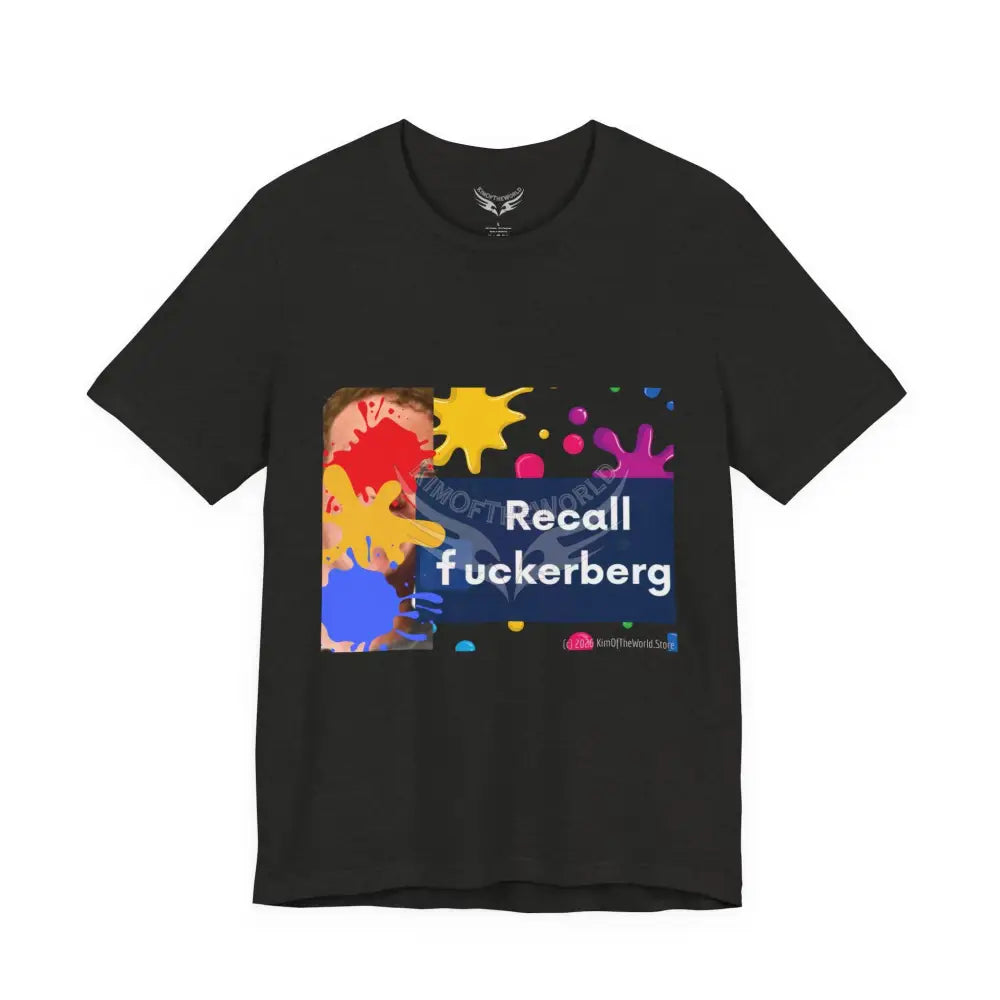 ’Recall F***berg’ T-Shirt S / Black Heather T-Shirt