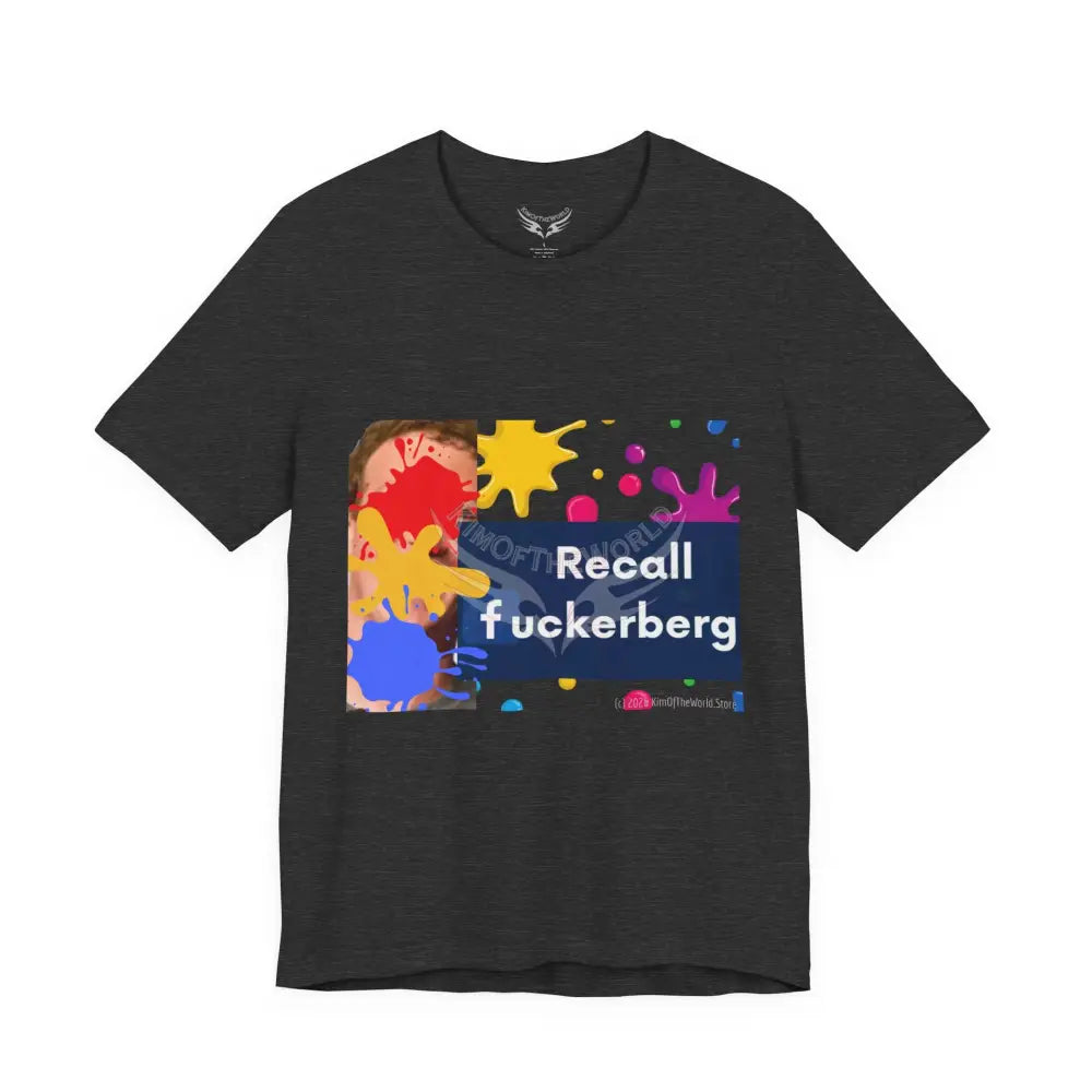 ’Recall F***berg’ T-Shirt S / Dark Grey Heather T-Shirt