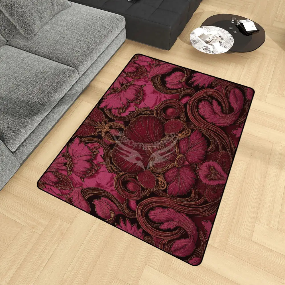 Small Area Rug Floor Carpet 8x5.3 - 96’’x64’’ - Rugs & Mats
