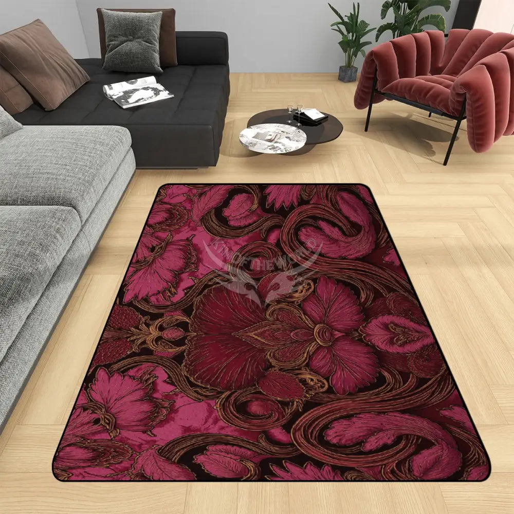 Small Area Rug Floor Carpet 8x5.3 - 96’’x64’’ - Rugs & Mats
