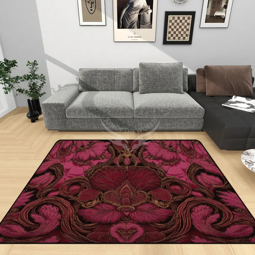 Small Area Rug Floor Carpet 8x5.3 - 96’’x64’’ - Rugs & Mats
