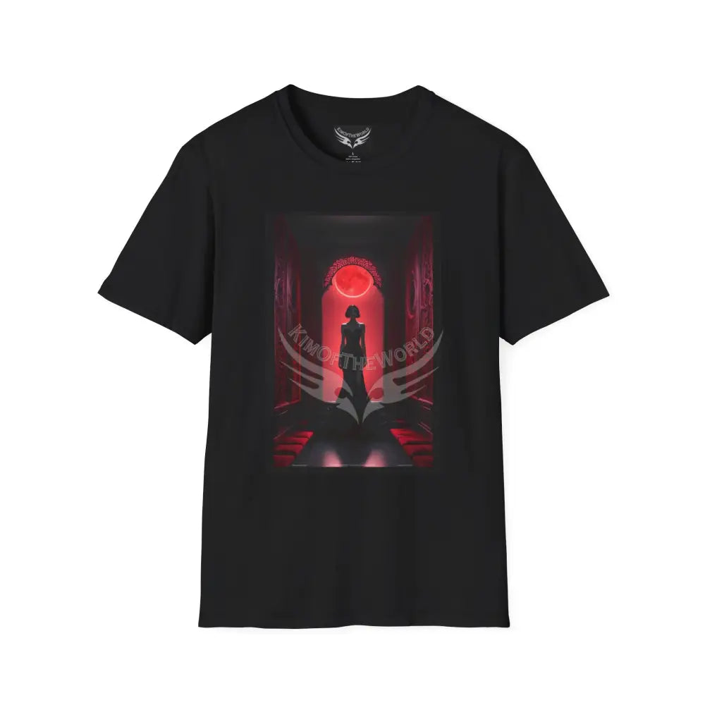 Red Lady 3 - Softstyle T-Shirt Black / XS T-Shirt