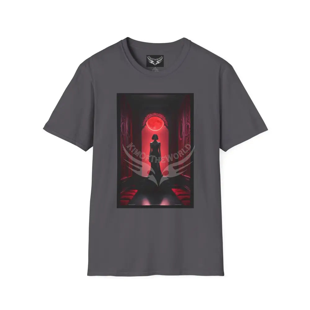 Red Lady 3 - Softstyle T-Shirt Charcoal / XS T-Shirt