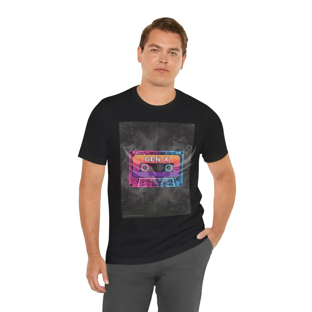 Retro Cassette Tape Gen X Tee — T-Shirt T-Shirt