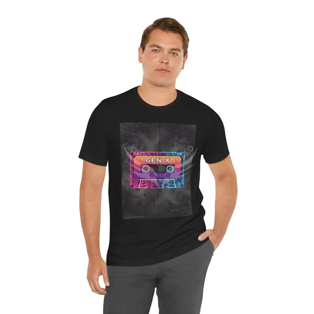 Retro Cassette Tape Gen X Tee — T-Shirt T-Shirt