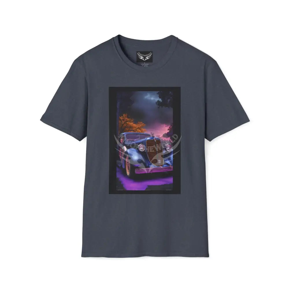 Retro Rolls - Softstyle T-Shirt Heather Navy / XS T-Shirt