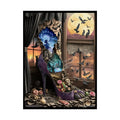 Rolled Poster — 3D Stiletto Cutout Worlds: Floral Landscapes & Gothic Miniature Art Poster 18″ x 24″ (Vertical) / Semi