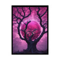 Rolled Poster — ’Vaporware 3D Orb in Wicked Tree’ Art Print 18″ x 24″ (Vertical) / Semi Glossy Poster