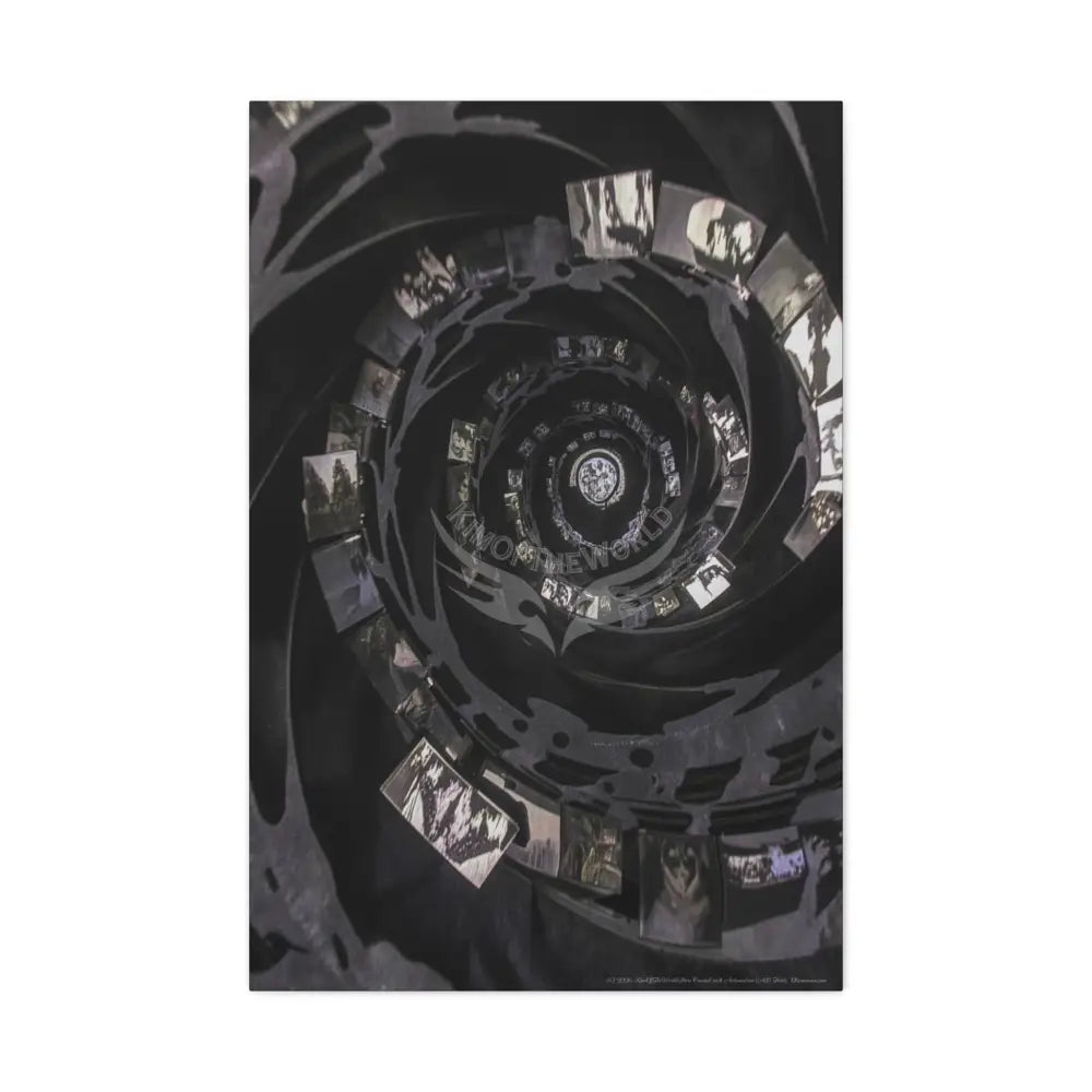 Sci Fi Black Satin Multiverse Canvas Print — Dimensional Wall Art 24’’ x 36’’ (Vertical) / 1.25’’ Canvas