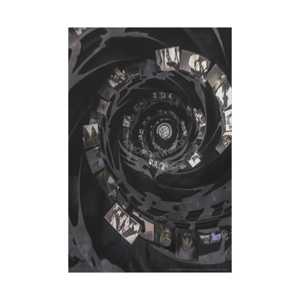 Sci Fi Black Satin Multiverse Canvas Print — Dimensional Wall Art 40’’ x 60’’ (Vertical) / 1.25’’ Canvas