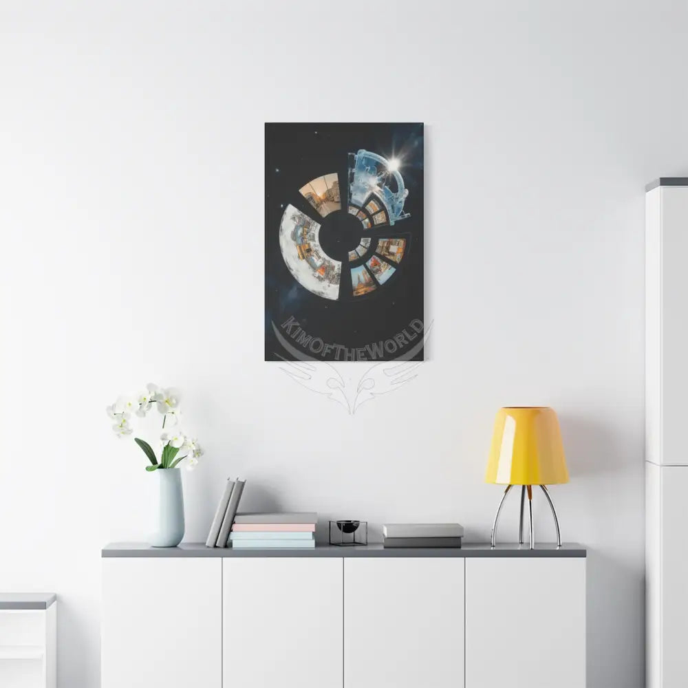 Sci Fi Multiverse Canvas Print — Dimensional Wall Art Canvas