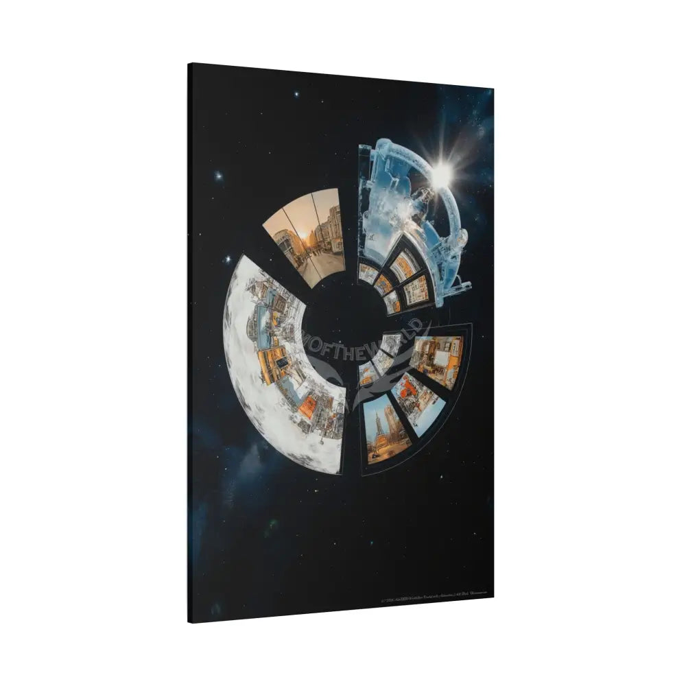 Sci Fi Multiverse Canvas Print — Dimensional Wall Art Canvas