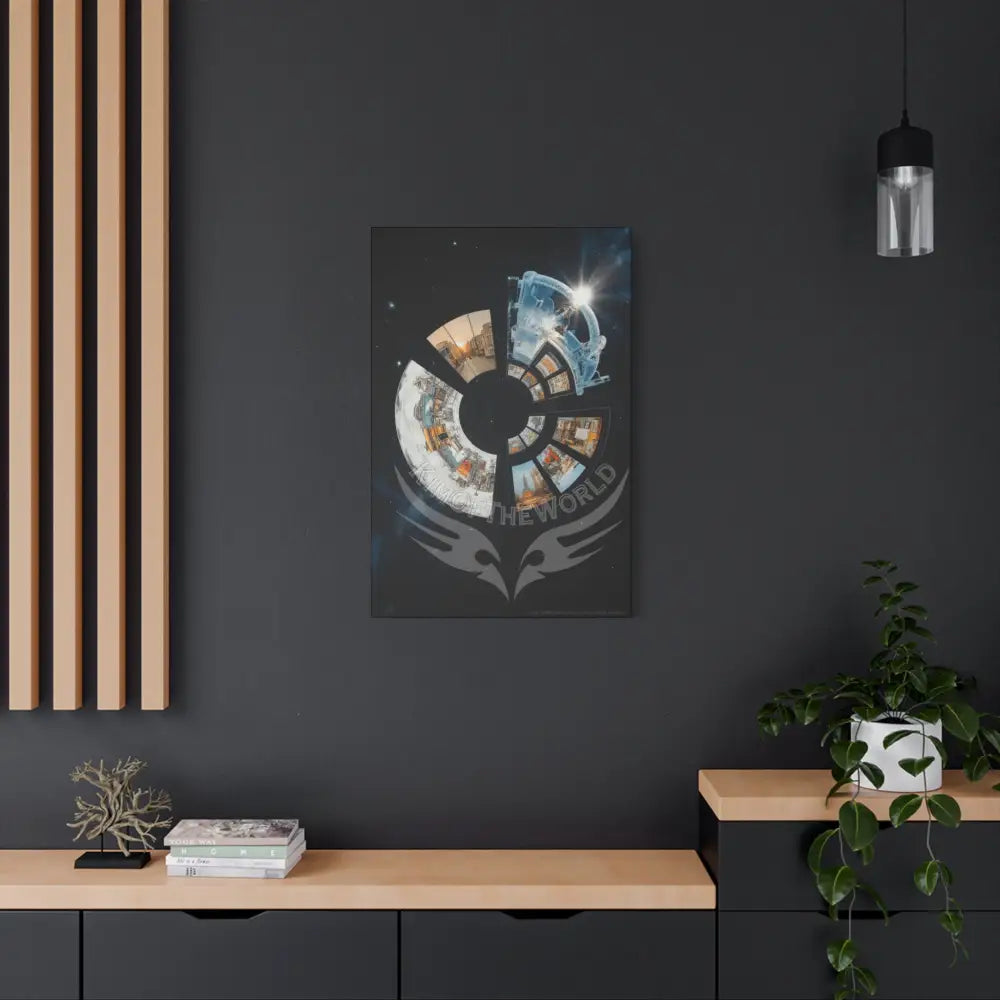 Sci Fi Multiverse Canvas Print — Dimensional Wall Art Canvas