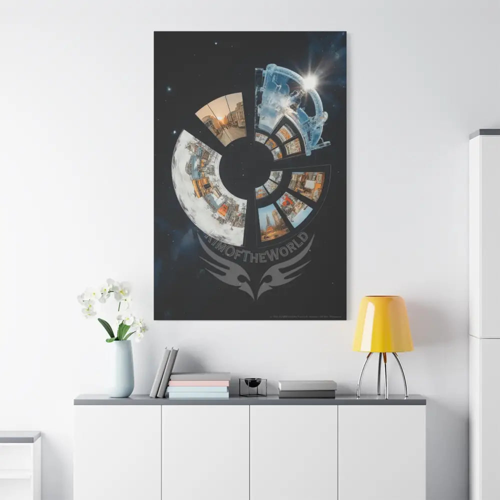 Sci Fi Multiverse Canvas Print — Dimensional Wall Art Canvas