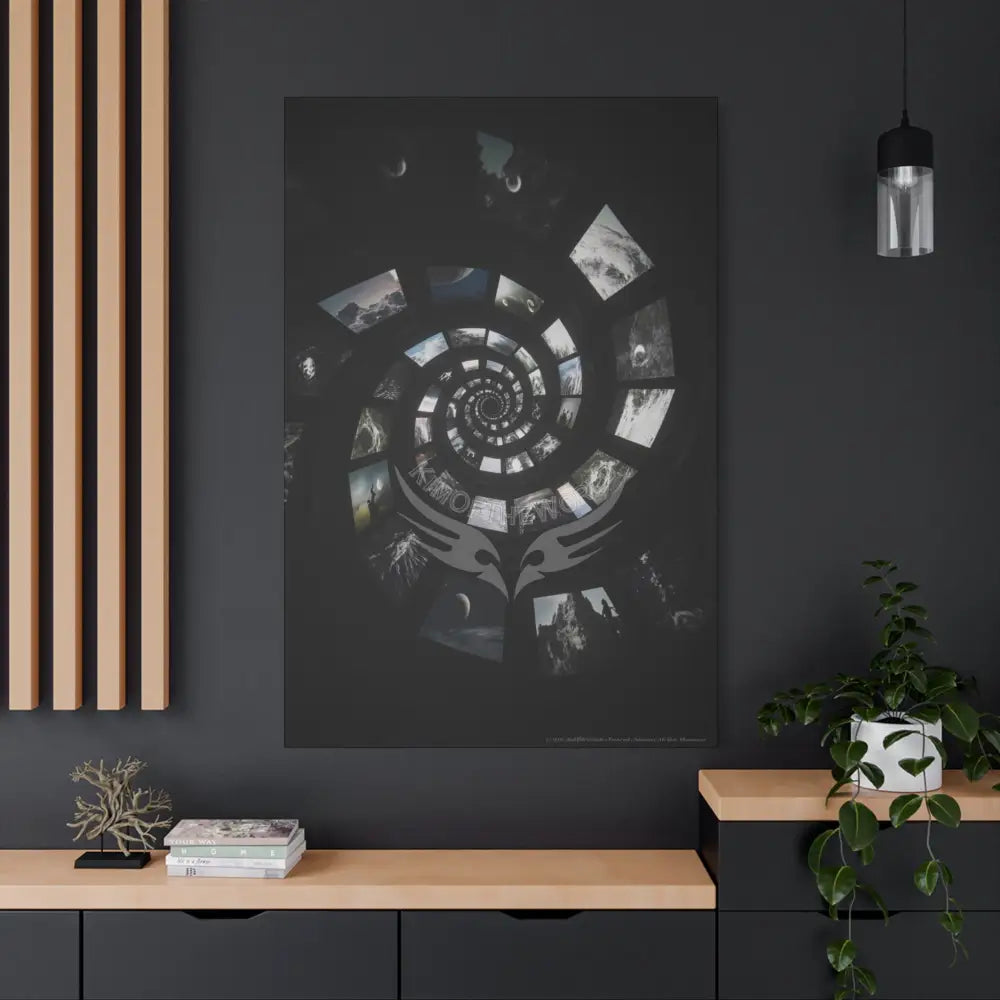 Sci Fi Multiverse Canvas Print — Dimensional Wall Art Canvas
