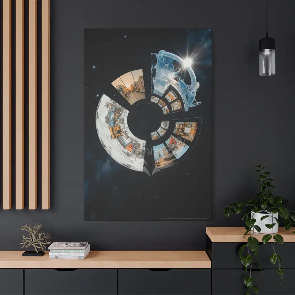 Sci Fi Multiverse Canvas Print — Dimensional Wall Art Canvas