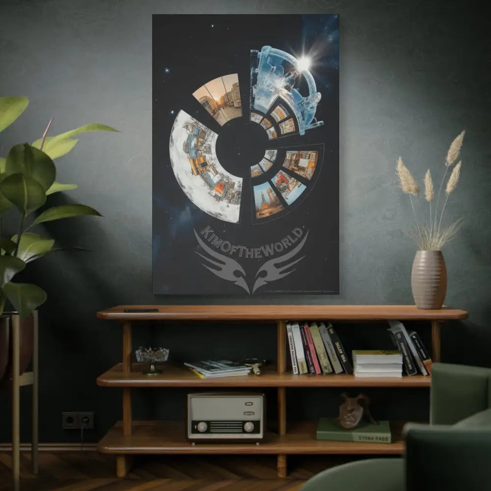 Sci Fi Multiverse Canvas Print — Dimensional Wall Art Canvas