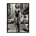 Sheer Street Fashion Girl Rolled Posters — Subtle Sexy Seductive Wall Art 18″ x 24″ (Vertical) / Semi Glossy Poster
