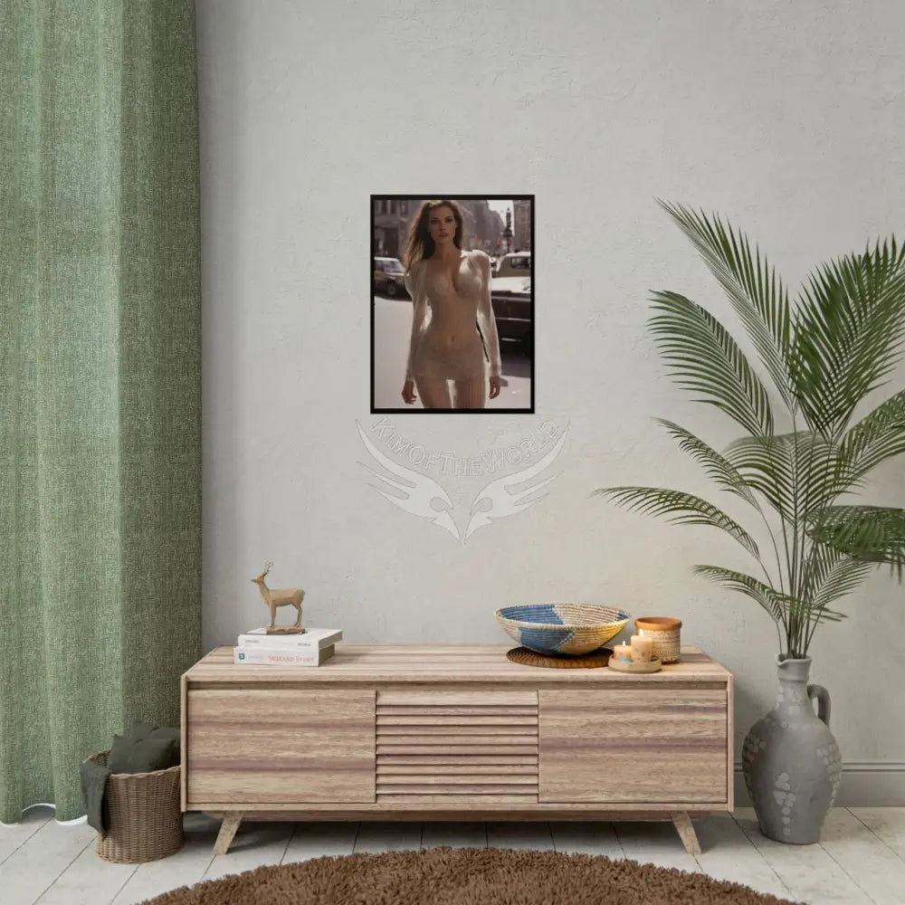 Sheer Street Fashion Girl Rolled Posters — Subtle Sexy Seductive Wall Art Poster