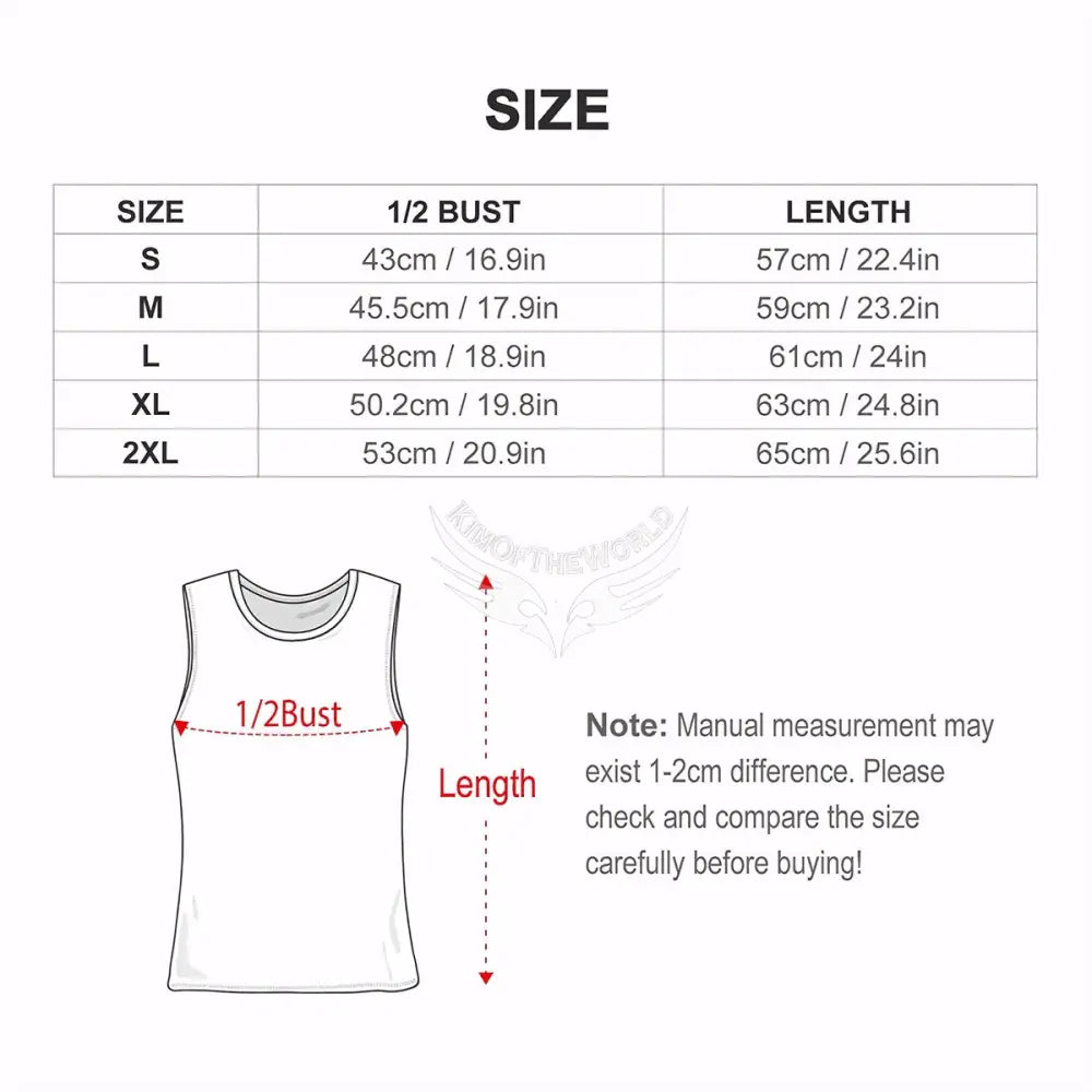 Sleeveless Workout Tops for Women - Random Text Print Women’s T-shirts