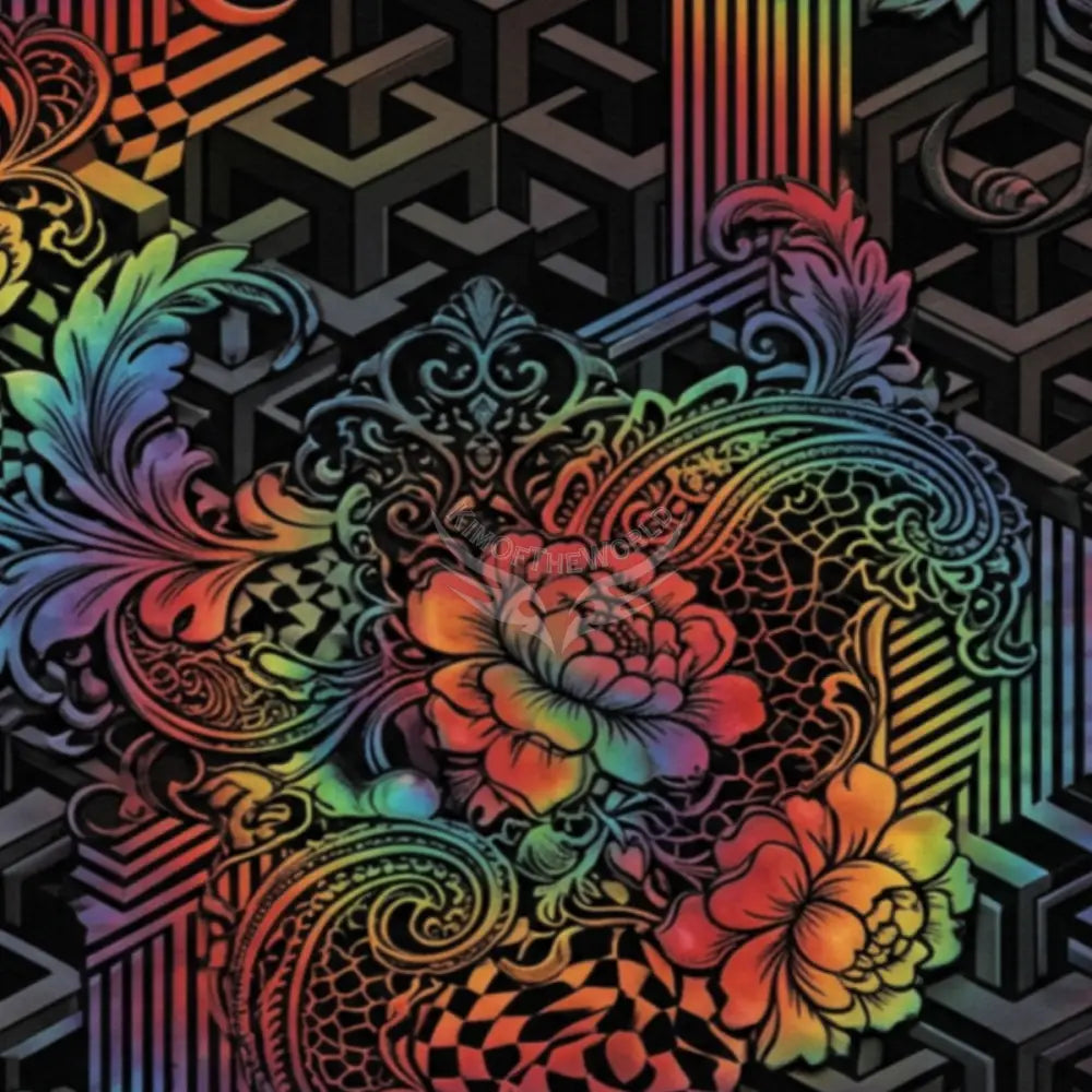Spectrum Geometric Unpasted Mural Wallpaper 144’’x100’’ 144’’x100’’ Wall Coverings